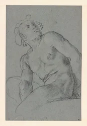 Carracci - Akt męski w pozycji siedzącej, I 183 (PK)