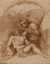 Carracci - Pieta, RCIN 902169