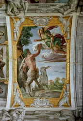 Pan i Diana (Fresco