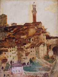 Sienna, 1883-1910. Napisane również Siena.