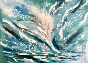 Dynamiczny plusk oceanu