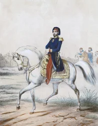 Abdulmecid Ier - Sułtan Abduelmecid I (1823-1861) - Anonim - 1853 - Kolorowa litografia - 37x27,4 - Prywatna kolekcja