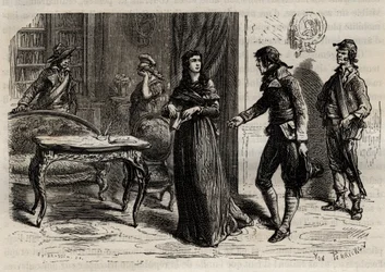 Aresztowany przez Madame Roland 1 czerwca 1793 w Paryżu - Aresztowany przez Madame Roland (Manon Roland, z domu Jeanne Marie Philippon).