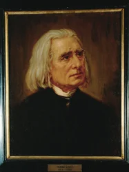 Kompozytor Franciszek Liszt ... (obraz na płótnie)