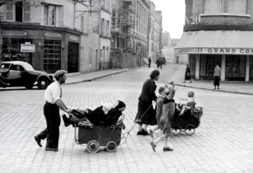 Francja Czerwiec 1940: Exodus ludności w Porte d