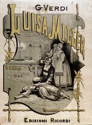 Frontyspis partytury Luisy Miller, opera Giuseppe Verdi