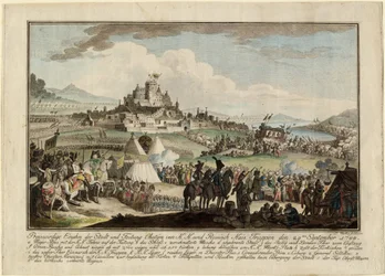 Guerre russo-turque de 1787-1792 - Zdobycie Chocimia przez wojska rosyjskie 29 września