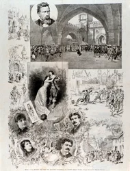Ilustracje do opery Marion Delorme autorstwa Ponchiellego, w teatro alla Scala