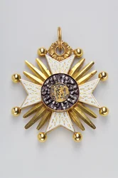 Królestwo Bawarii - Order Świętego Huberta : odznaka (awers) - 1700-1750