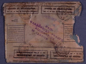 Ostatni list z nalotu Madagaskar-Francja (wypadek z 18 stycznia 1930)