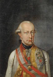 Leopold II Empereur des Romains - Neoklasycyzm : Portret Leopolda II, cesarza Świętego Rzymu (1747-1792), Anonim, ok. 1930 r. 1780. Olej na płótnie, 34x23,5. Prywatna kolekcja