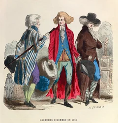 Stroje męskie w 1787 r. – kolekcja prywatna