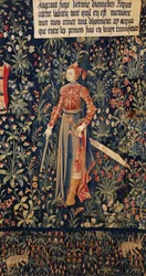 Penthesilea, królowa Amazonek, początek XVI wieku (gobelin)