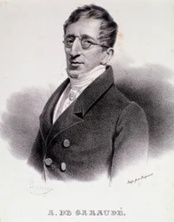 Portret Alexisa de Garaude (1779-1852) francuskiego kompozytora. 19 wiek.