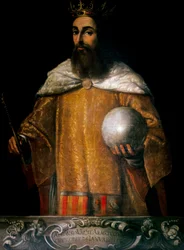 Portret Alfonsa IV, króla Aragonii zwanego Łagodnym (1299-1336) (malarstwo)