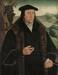 Portret Cornelisa Aerentsza van der Dussena, ok. 1555-1570 (olej na płycie)