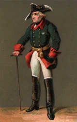 Portret Fryderyka II (1712-1786) Znany jako Fryderyk Wielki Król Prus