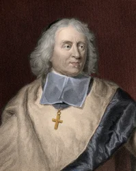 Portret Jacquesa Benigne (Jacques-Beigne) - Bossueta (1627-1704), francuskiego biskupa i teologa