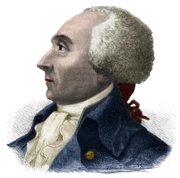 Portret Jacquesa Rene Heberta (1757-1794) Francuski dziennikarz i polityk - Grawerowanie w „Histoire des Girondins” Alphonse de Lamartine (1790-1869) 1865-1866 - Kolekcja prywatna