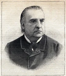 Portret Jeana Martina Charcota (1825-1893), klinicysty i neurologa. Grawerowanie w „Le Petit Parisien”” w dniu 27.08.1893 r.