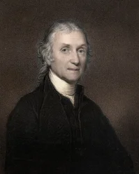 Portret Josepha Priestleya (1733 - 1804) brytyjski chemik i teolog