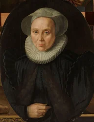 Portret kobiety, ok. 1590 (olej na płycie)