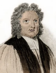 Portret wigilii Rochestera Francisa Atterbury (1663-1732), literata i polityka. Rycina XIX wieku. Milanese