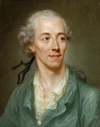 Portret poety Johanna Georga Jacobiego (1740-1814) - anonimowy - Kolekcja prywatna - Olej na płótnie - ok. 1775