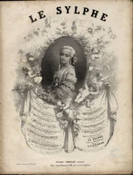 Nuty do opery-komiki „Le Sylphe” w 2 aktach, teksty M. de Saint-Georges, muzyka M. Louis Clapisson 1808-1866 Ze zbiorów prywatnych.
