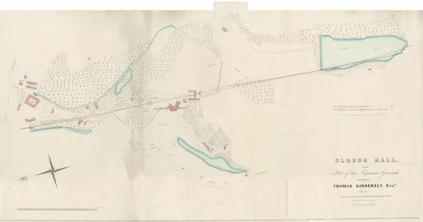 Talke - Clough Hall: litografia, nd [1751-1819] (druk)