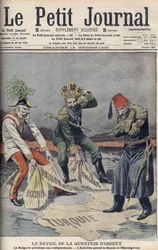 Odrodzenie się materii krajów Wschodu i Bałkanów, ilustracja na okładce z „Le Petit Journal”