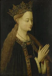 Dziewica, ok. 1500 (olej na płycie)