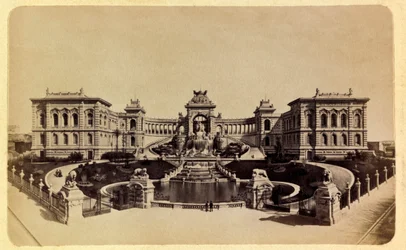 Marsylia i okolice około 1885 -1890: Pałac Lonchamp (Muzeum Sztuk Pięknych), kolekcja prywatna