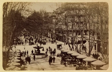 Marsylia i okolice ok. 1885-1890: Spacer Kwiatów, Kursy Saint Louis, kolekcja prywatna