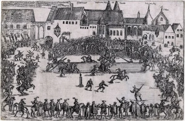Turniej za czasów Henryka I Ptasznika (938) (Henri I de Saxe ou de Germanie, dit Henri l