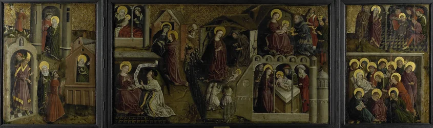 Tryptyk ze scenami z życia Matki Boskiej