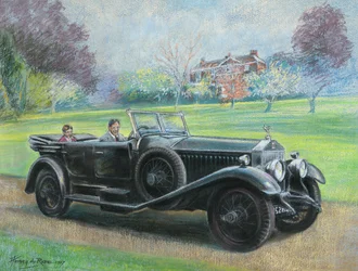 1927 Rolls Royce należący do pana HV Durose, Warwickshire