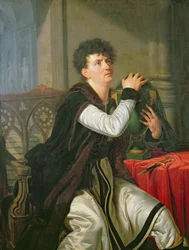 Portret Francois Joseph Talma (1763-1826) jako Hamlet