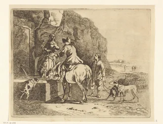 Jeźdźcy przy wodopoju