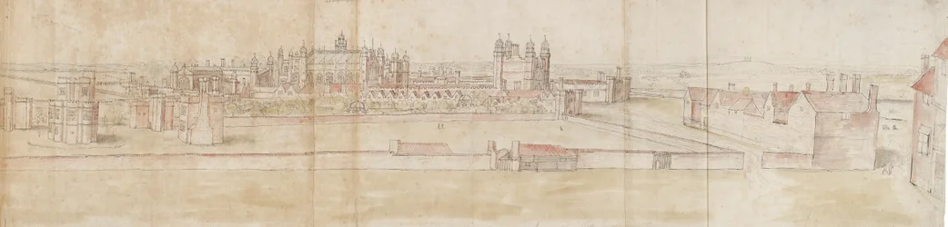 Pałac Hampton Court od strony północnej, ok. 1550-1560