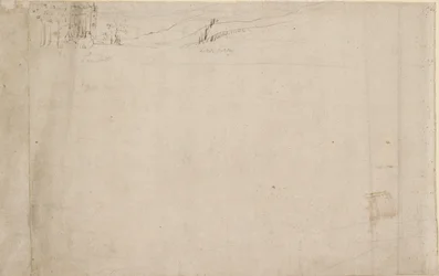 Panorama Londynu widziana z Southwark: Lambeth, 1554