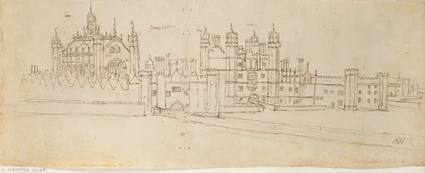 Kaplica i brama pałacu Hampton Court, ok. 1550-1560