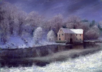 Środek zimy w Młynie, 2010