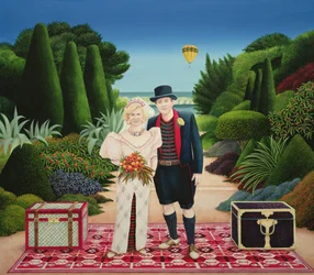 Amerykańskie wesele, 2000 (akryl na pokładzie)