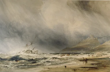 Zamek Bambourough, 1852