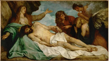 Opłakiwanie Chrystusa (olej na płótnie)