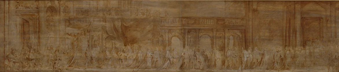 Karol I i Rycerze Podwiązki w Procesji, 1638