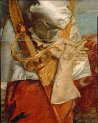 Karol I, król Anglii, portret podczas polowania - ...