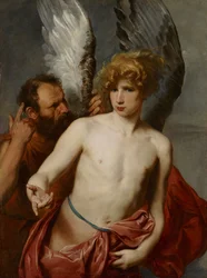 Dedal i Ikar, między 1615 a 1620