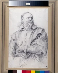 Jan Snellincx (czarna kreda na białym papierze)